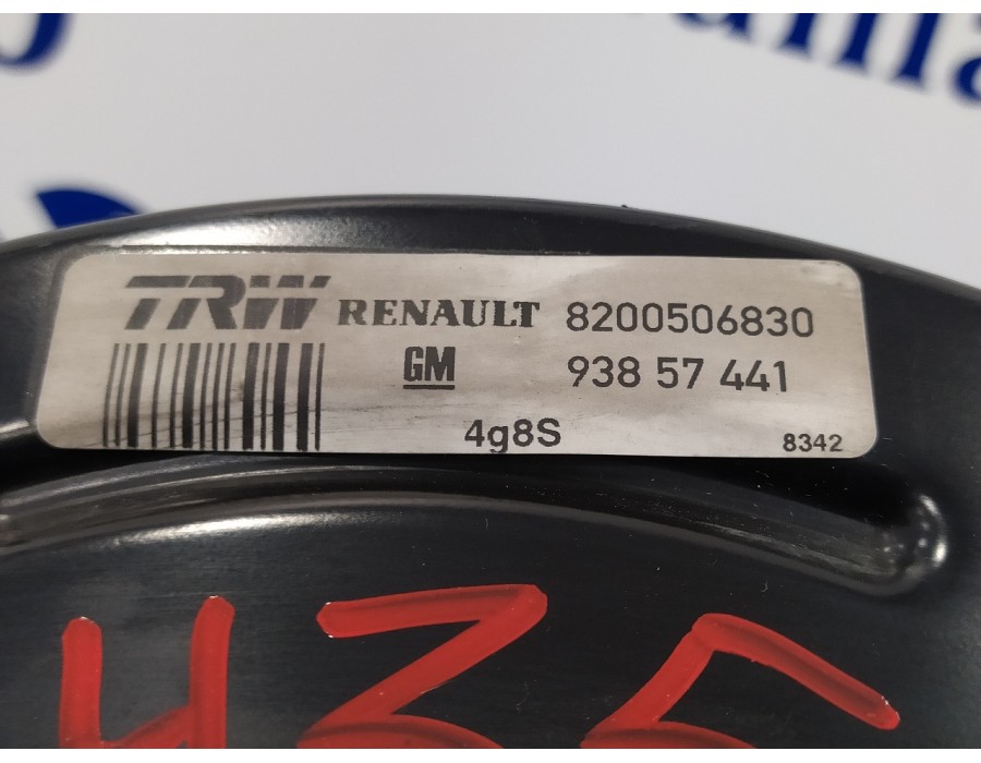 Recambio de servofreno para renault trafic caja cerrada (ab 4.01) 1.9 diesel referencia OEM IAM 8200506830  93857441