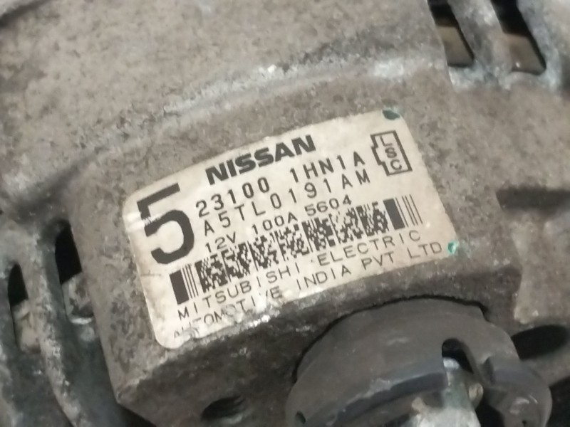 Recambio de alternador para nissan micra iv (k13k, k13kk) 1.2 referencia OEM IAM 231001HN1A  