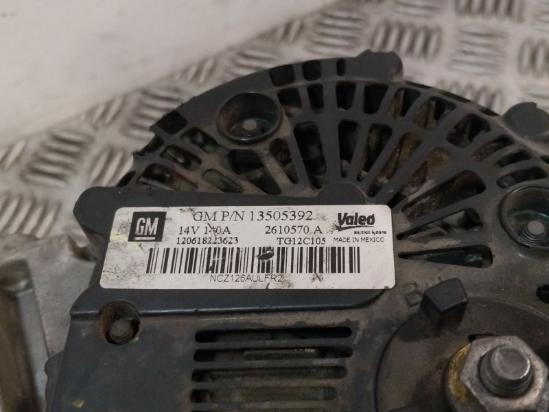 Recambio de alternador para chevrolet aveo hatchback (t300) 1.3 d referencia OEM IAM 13505392  