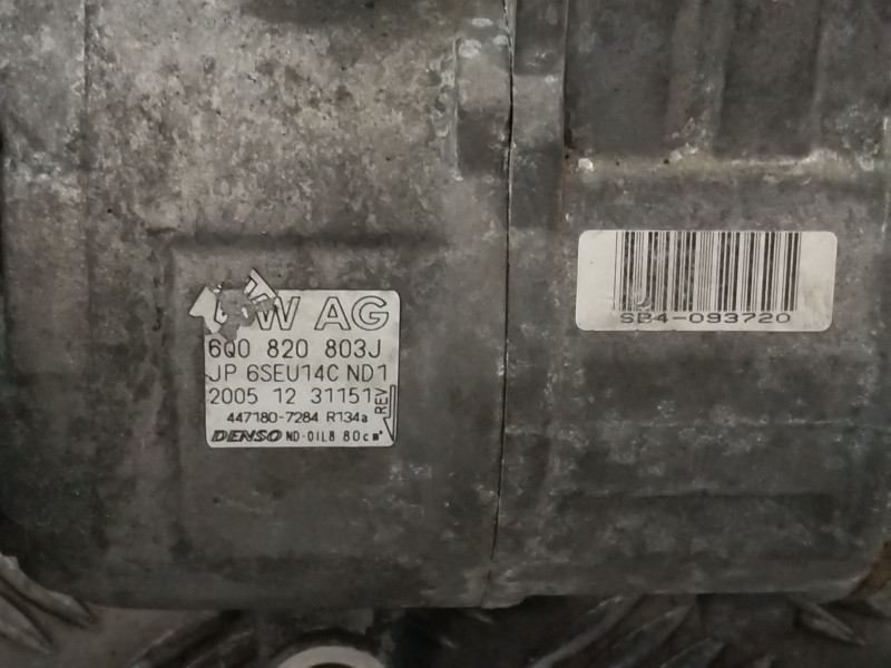 Recambio de compresor aire acondicionado para skoda fabia i combi (6y5) 1.4 tdi referencia OEM IAM 6Q0820803J  