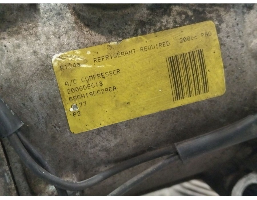 Recambio de compresor aire acondicionado para ford fiesta v (jh_, jd_) 1.3 referencia OEM IAM 6S6H19D629CA  