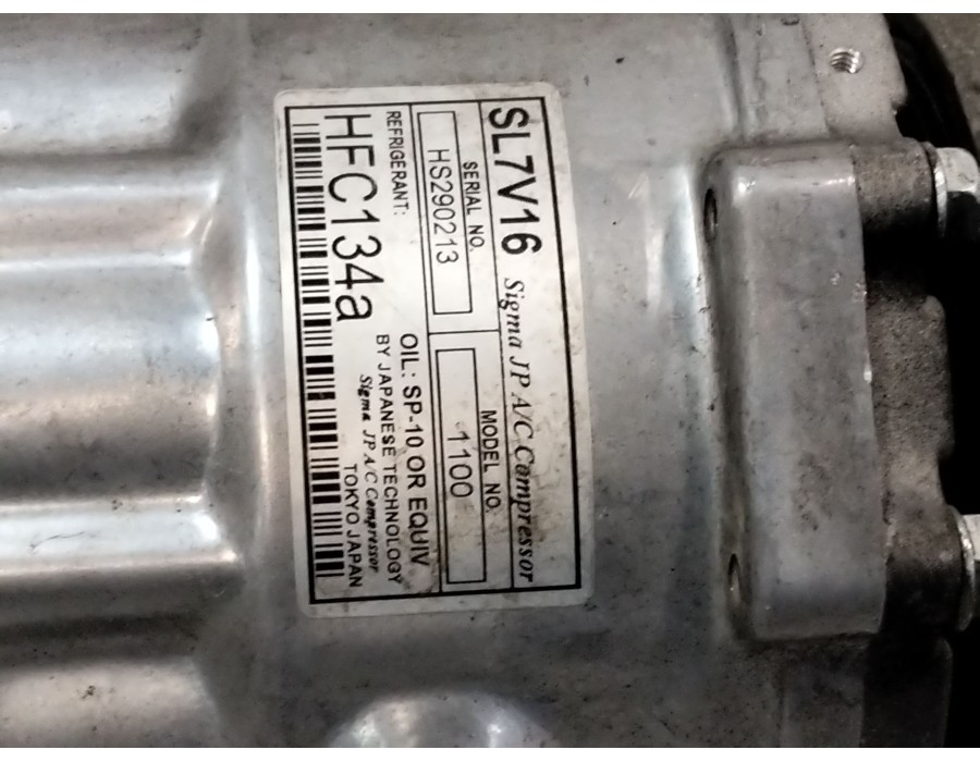 Recambio de compresor aire acondicionado para volkswagen golf iii (1h1) 1.9 tdi referencia OEM IAM SL7V16 DY7VA 