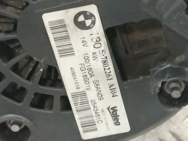 Recambio de alternador para bmw 1 (e81) 118 d referencia OEM IAM 7802261 2543461 