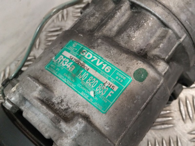Recambio de compresor aire acondicionado para audi tt (8n3/8n9) 1.8 20v turbo referencia OEM IAM 1J0820803F  