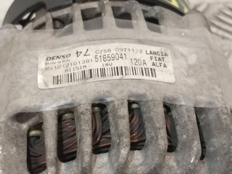 Recambio de alternador para fiat punto evo (199_) 1.2 referencia OEM IAM 51859041  