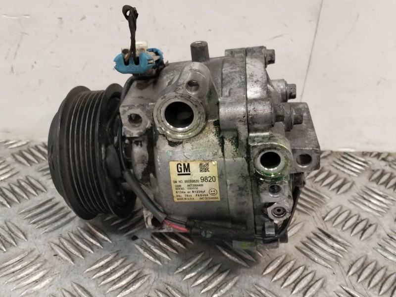Recambio de compresor aire acondicionado para chevrolet aveo hatchback (t300) 1.3 d referencia OEM IAM 95059820  