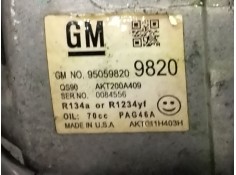 Recambio de compresor aire acondicionado para chevrolet aveo hatchback (t300) 1.3 d referencia OEM IAM 95059820   2