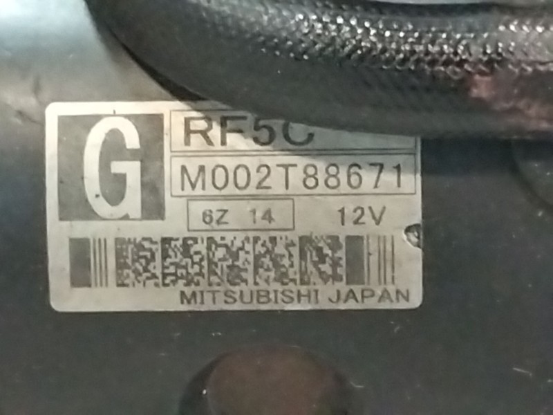 Recambio de motor arranque para mazda 5 (cr) 2.0 cd (cr19) referencia OEM IAM M002T88671  