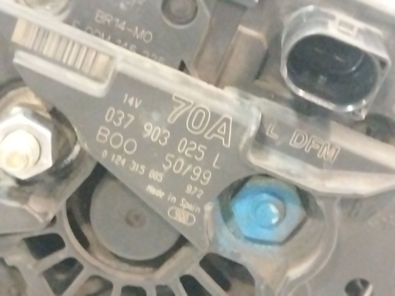Recambio de alternador para volkswagen lupo i (6x1, 6e1) 1.4 16v referencia OEM IAM 037903025L  