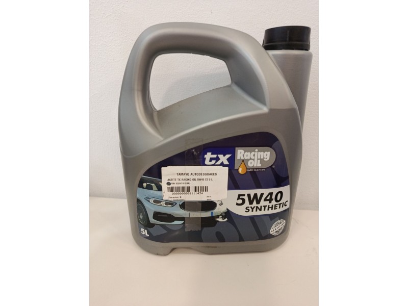 Recambio de aceite tx racing oil 5w40 c3 5 l para » otros... modelos referencia OEM IAM 100040005  