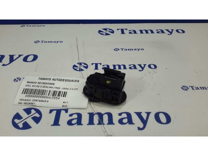 Recambio de mando retrovisor para opel astra g berlina 2.0 dti referencia OEM IAM 09226861  
