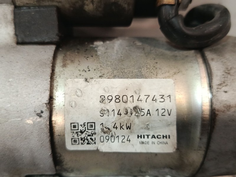 Recambio de motor arranque para opel astra h (a04) 1.7 cdti (l48) referencia OEM IAM 8980147431  