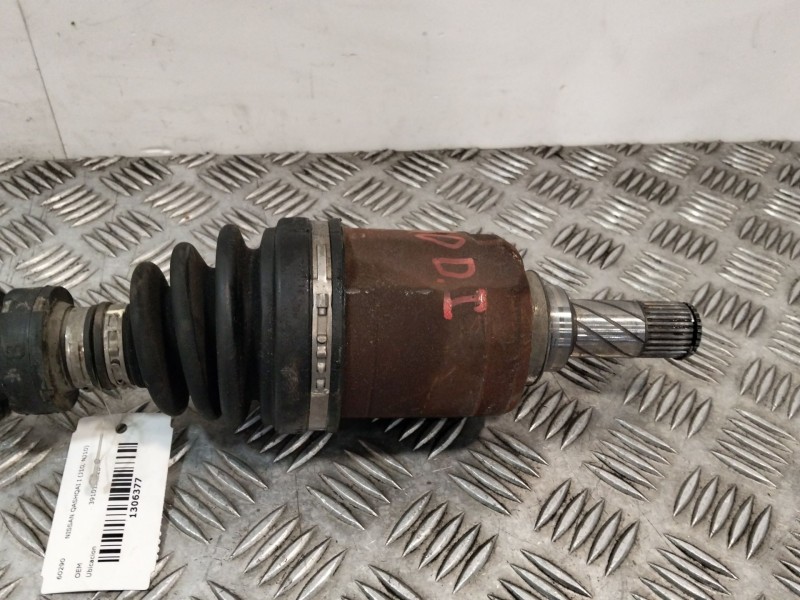Recambio de transmision delantera izquierda para nissan qashqai i (j10, nj10) 2.0 referencia OEM IAM 39101JD22B  