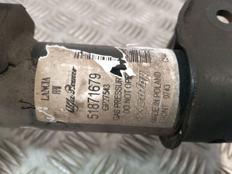 Recambio de amortiguador delantero derecho para fiat nuova 500 (150) 1.2 cat referencia OEM IAM 51871679  