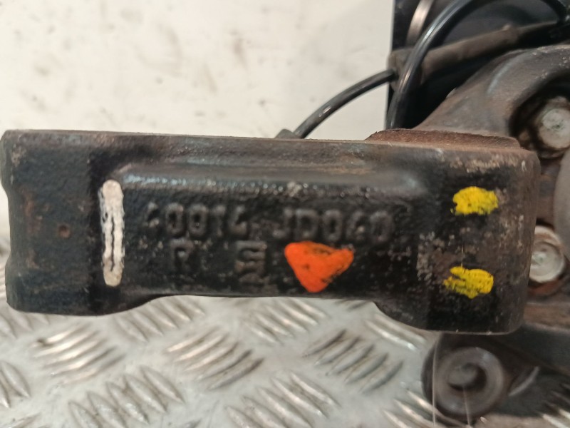 Recambio de mangueta delantera derecha para nissan qashqai i (j10, nj10) 2.0 referencia OEM IAM 40014JD040  