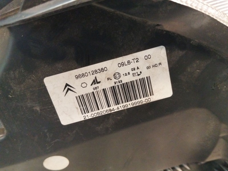 Recambio de faro izquierdo para citroën c2 (jm_) 1.4 referencia OEM IAM 968012838  