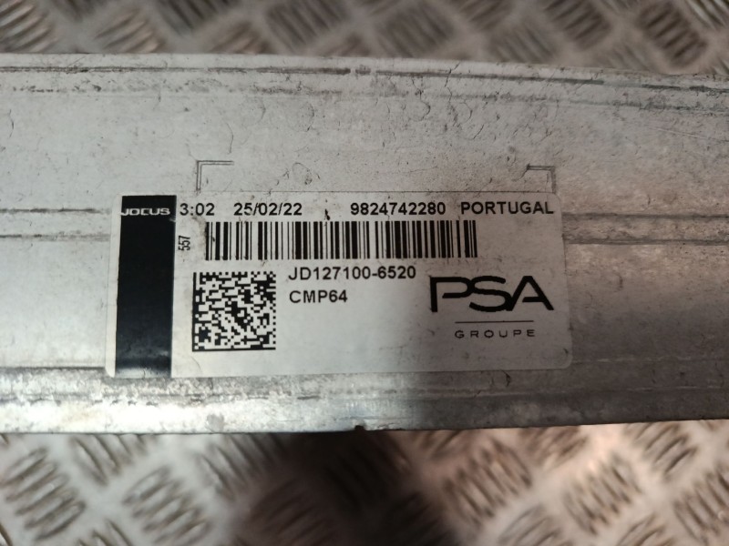 Recambio de intercooler para peugeot 208 ii (ub_, up_, uw_, uj_) 1.5 bluehdi 100 referencia OEM IAM 9824742280  