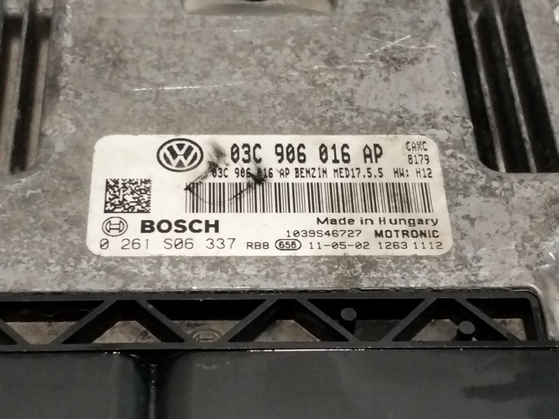 Recambio de centralita motor uce para seat leon (1p1) 1.4 tsi referencia OEM IAM 1039S46727 03C906016AP 