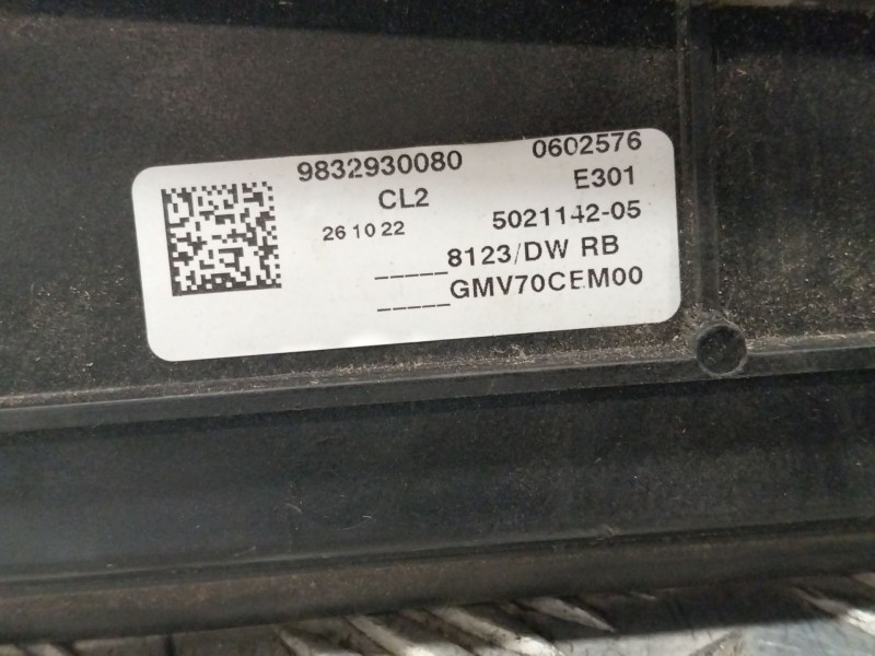Recambio de electroventilador para peugeot 106 i (1a, 1c) 1.5 d referencia OEM IAM 9832930080  