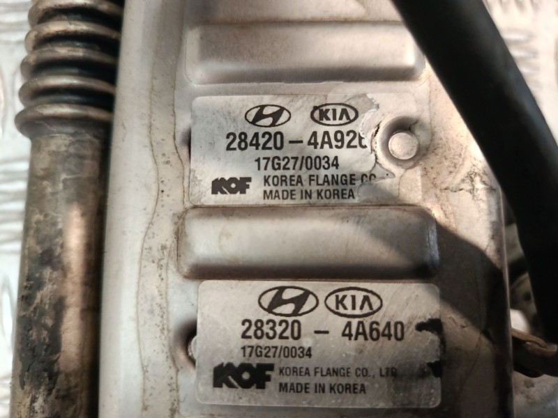 Recambio de enfriador egr para hyundai h350 furgoneta 2.5 crdi referencia OEM IAM 283204A640  