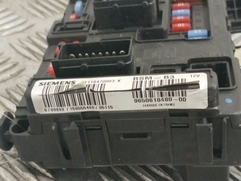 Recambio de caja reles / fusibles para citroën xsara picasso (n68) 2.0 hdi referencia OEM IAM 9650618480  