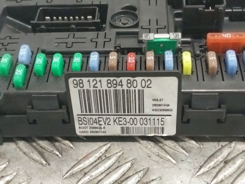 Recambio de caja reles / fusibles para citroën berlingo multispace (b9) 1.6 bluehdi 120 referencia OEM IAM 9807028780  