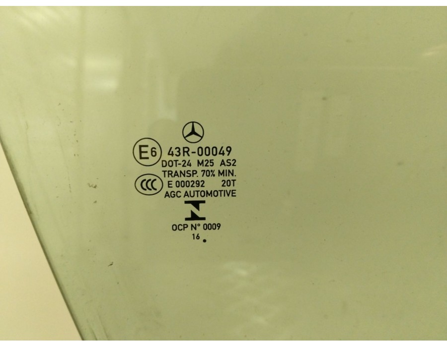 Recambio de luna delantera derecha para mercedes-benz clase a (w176) a 180 (176.042) referencia OEM IAM 1767250600  