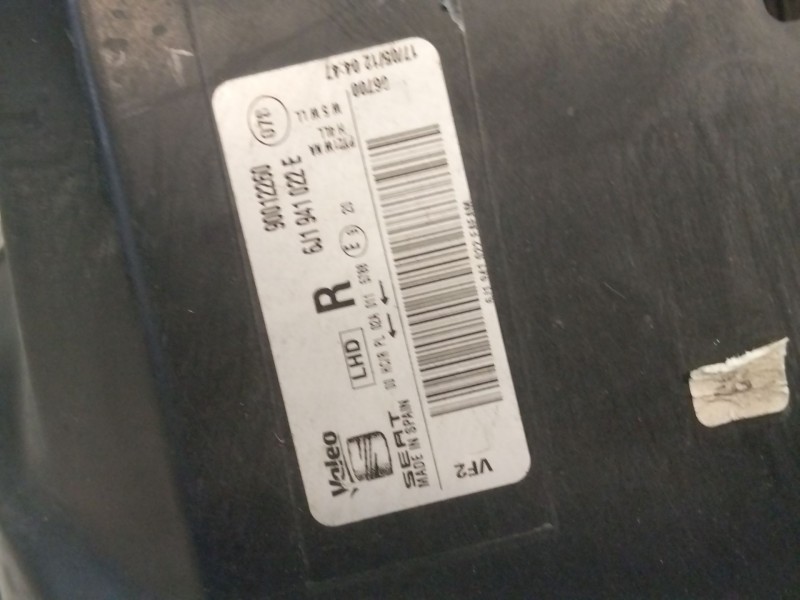 Recambio de faro derecho para seat ibiza iv (6j5, 6p1) 1.6 tdi referencia OEM IAM 6J1941022C  