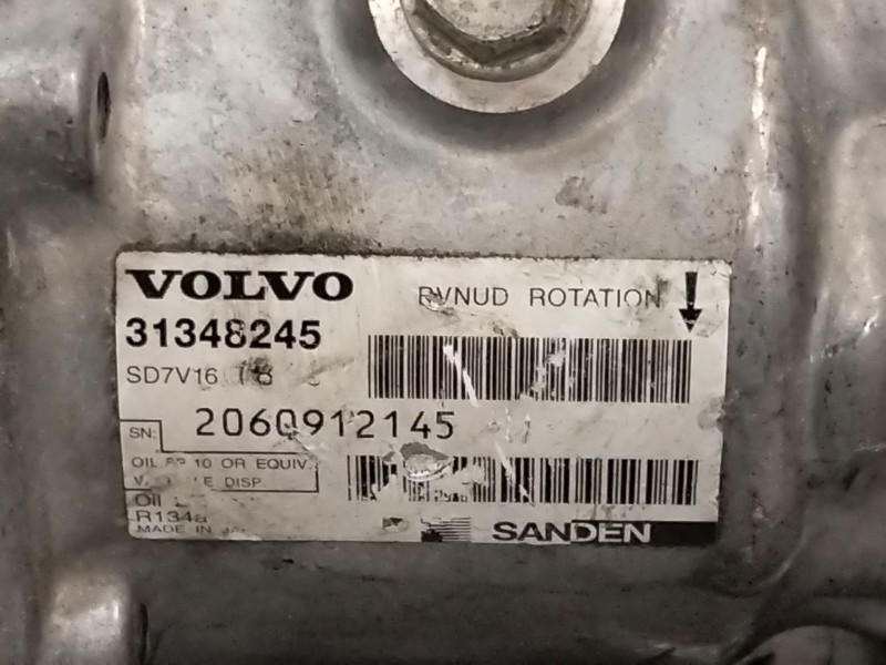 Recambio de compresor aire acondicionado para volvo v40 hatchback (525) d3 referencia OEM IAM 31348245  