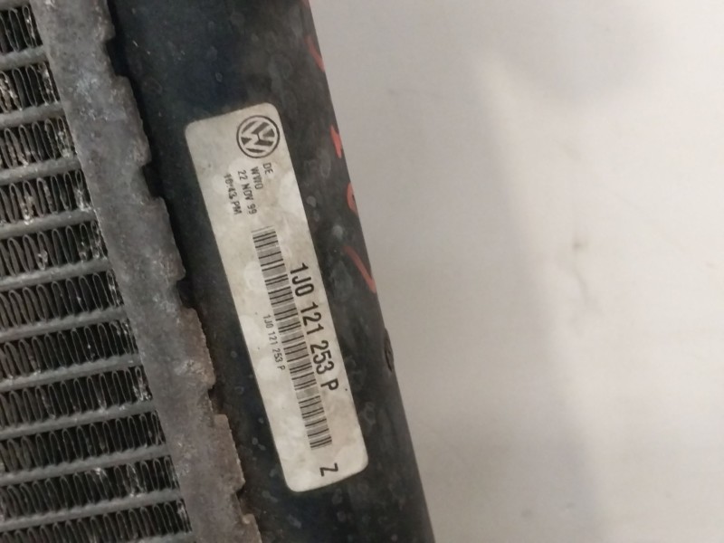 Recambio de radiador agua para seat leon (1m1) 1.9 tdi referencia OEM IAM 1J0121253P  