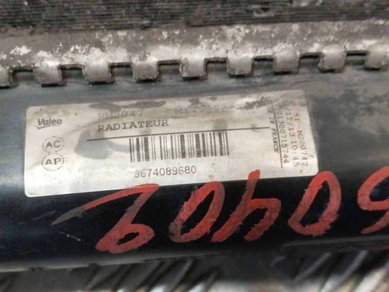 Recambio de radiador agua para peugeot 308 sw i (4e_, 4h_) 1.6 hdi referencia OEM IAM 9674089680  