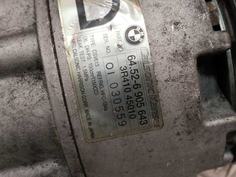 Recambio de compresor aire acondicionado para bmw 3 touring (e46) 320 d referencia OEM IAM 3R41045010  