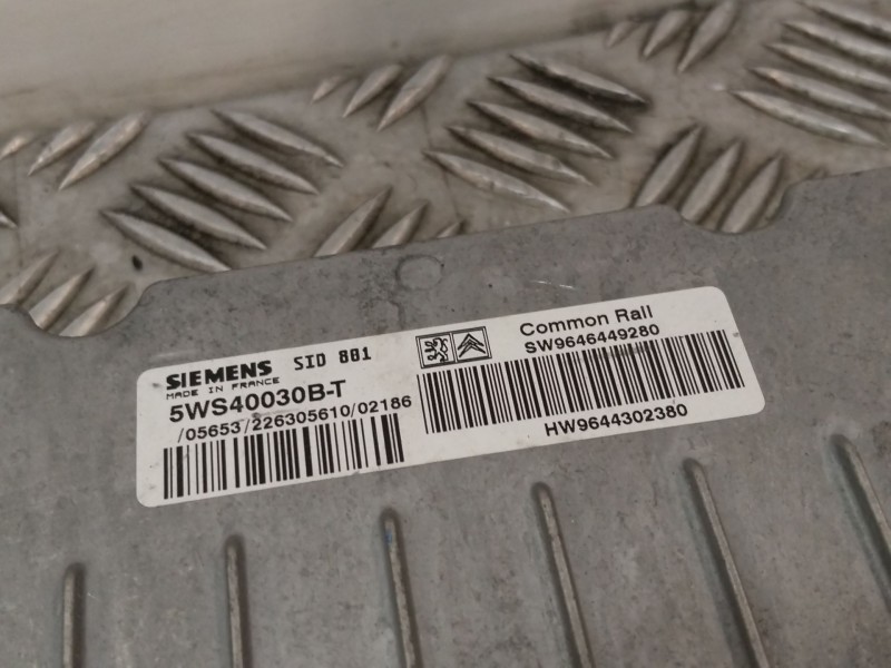 Recambio de centralita motor uce para peugeot 307 (3a/c) 2.0 hdi 90 referencia OEM IAM 9644302380  
