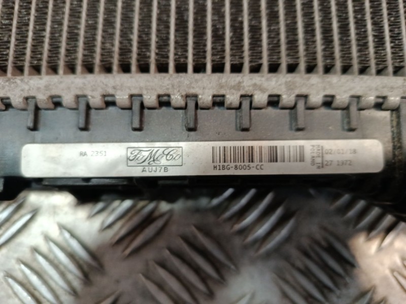 Recambio de radiador agua para ford focus iii 1.0 ecoboost referencia OEM IAM H1BG8005CC  
