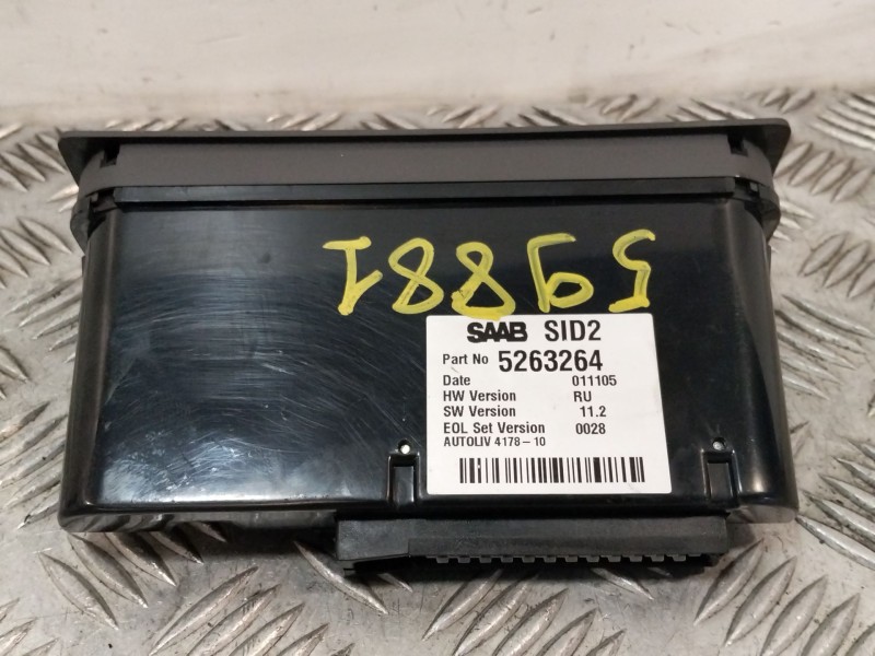 Recambio de pantalla multifuncion para saab 9-5 (ys3e) 2.0 t referencia OEM IAM 5263264  