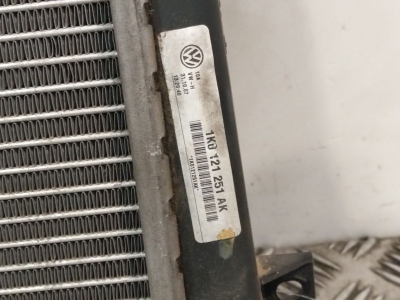 Recambio de radiador agua para volkswagen eos (1f7) 2.0 tdi referencia OEM IAM 1K0121251AK  