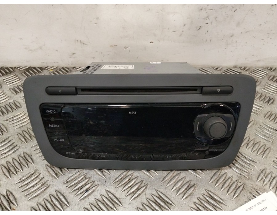 Recambio de sistema audio / radio cd para seat ibiza iv (6j5, 6p1) 1.6 tdi referencia OEM IAM W06J1035153H  