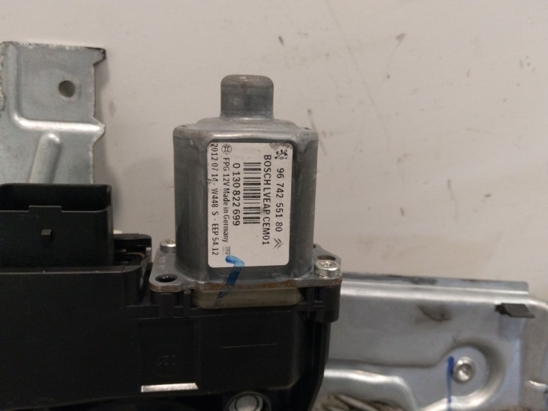 Recambio de elevalunas trasero izquierdo para peugeot 208 i (ca_, cc_) 1.6 referencia OEM IAM 9673154280 9674255180 