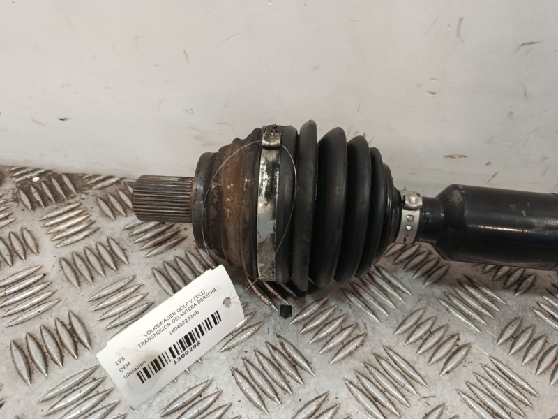 Recambio de transmision delantera derecha para volkswagen golf v (1k1) 2.0 referencia OEM IAM 1K0407272HB  