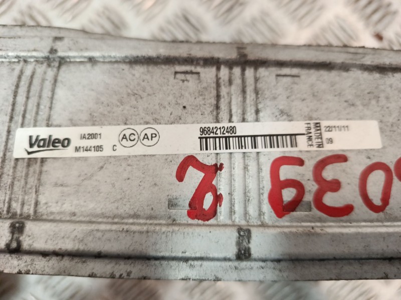 Recambio de intercooler para peugeot partner origin monospace (g_) 1.6 hdi 75 referencia OEM IAM 9684212480  