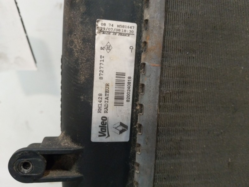 Recambio de radiador agua para renault kangoo (kc0/1_) 1.5 dci referencia OEM IAM 8200240818A  