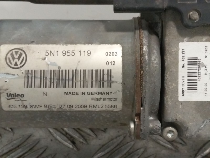Recambio de motor limpia delantero para volkswagen tiguan (5n1) 2.0 tdi referencia OEM IAM 5N1955119  