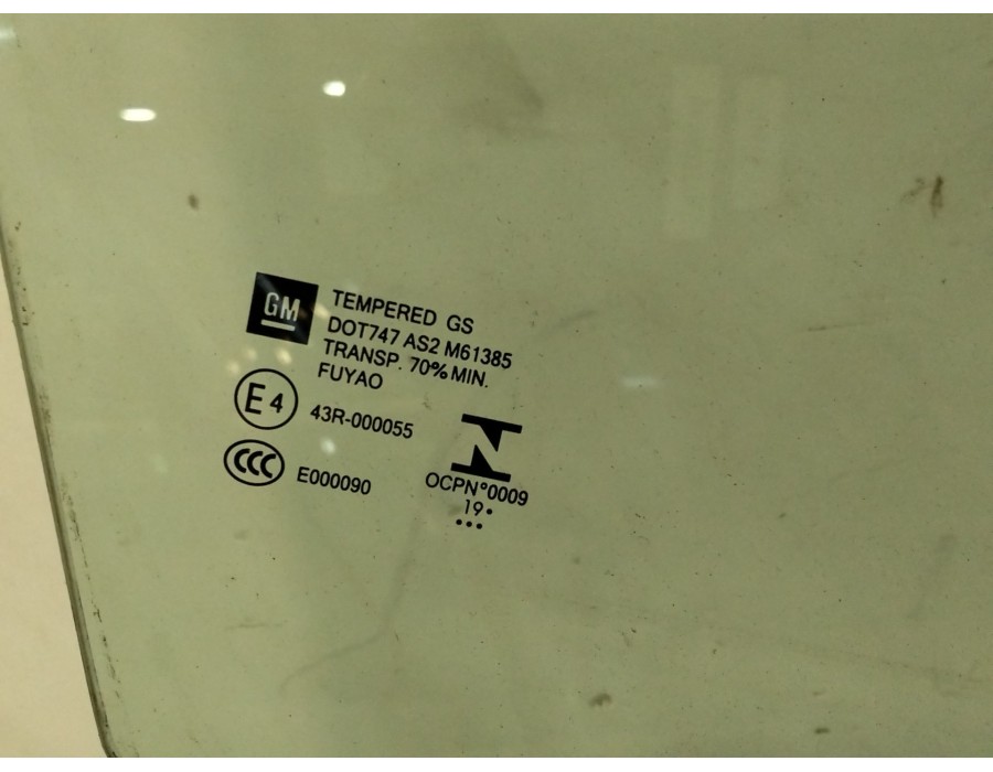 Recambio de luna delantera derecha para opel crossland x / crossland (p17, p2qo) 1.2 (75) referencia OEM IAM YQ00531080  