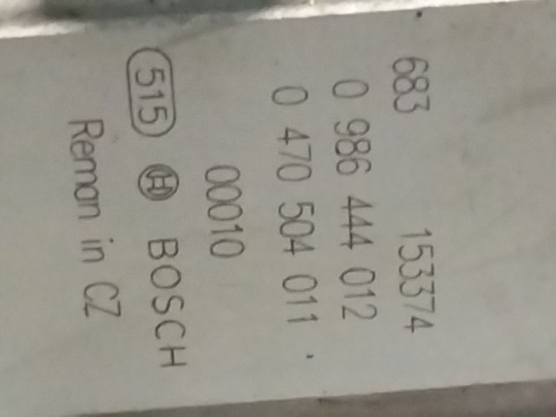 Recambio de bomba inyeccion para opel zafira a monospace (t98) 2.0 di 16v (f75) referencia OEM IAM 0986444012  