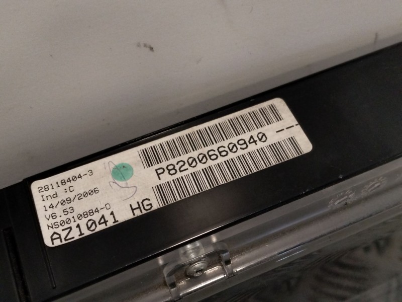 Recambio de cuadro instrumentos para renault espace iv (jk0/1_) 2.2 dci (jk0h) referencia OEM IAM P820066094  