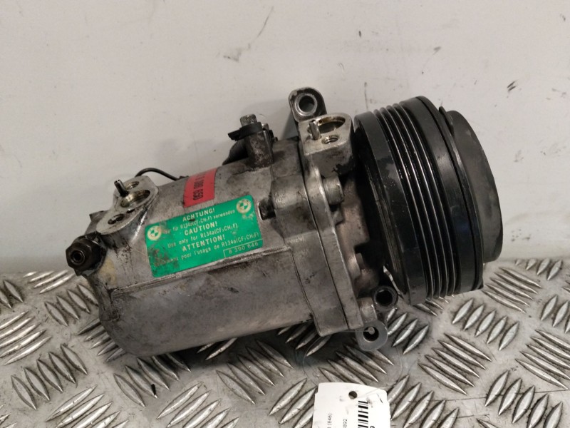 Recambio de compresor aire acondicionado para bmw 3 (e46) 320 d referencia OEM IAM 8390646 64528386650 