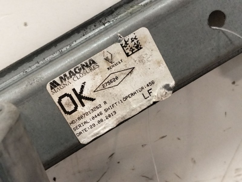 Recambio de elevalunas delantero izquierdo para dacia sandero ii (b8_) tce 90 lpg (b8m1) referencia OEM IAM 807212452R  