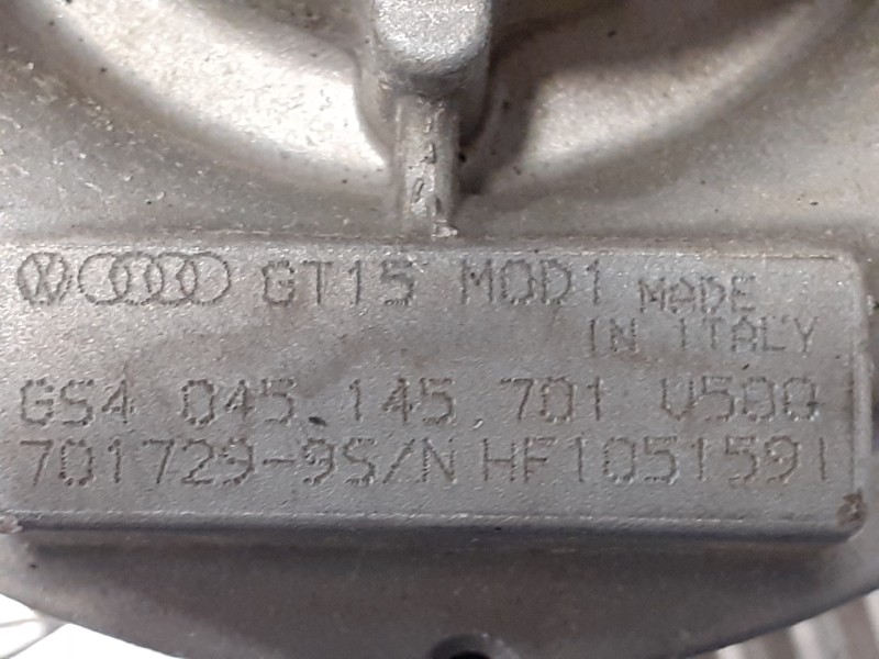 Recambio de turbocompresor para volkswagen polo (9n1) 1.4 tdi referencia OEM IAM 701729 045145701 7017299S