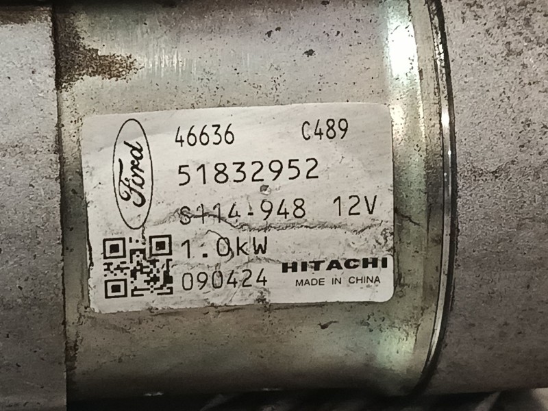 Recambio de motor arranque para ford ka (ru8) 1.2 referencia OEM IAM 51832952  
