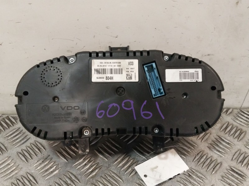 Recambio de cuadro instrumentos para seat ibiza iv (6j5, 6p1) 1.6 tdi referencia OEM IAM 6J0920804H  